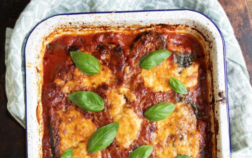 Courgette ovenschotel Courgette ovenschotel